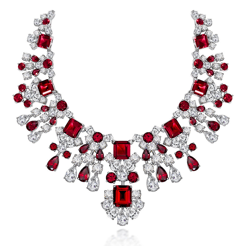 Collier de mariées émeraude Chanderlier P0633