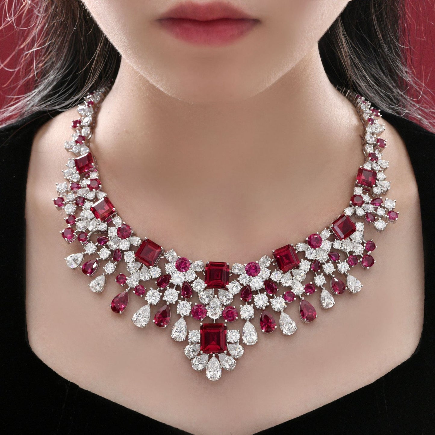 Collier de mariées émeraude Chanderlier P0633
