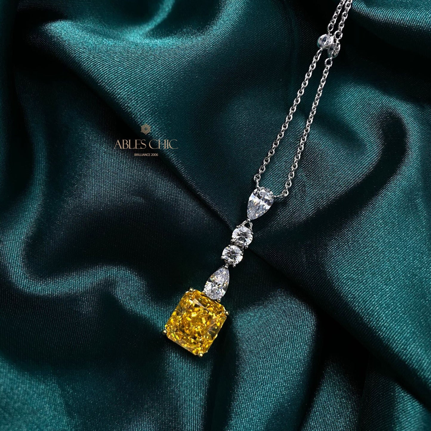 Pendentif Lustre Citrine P0650