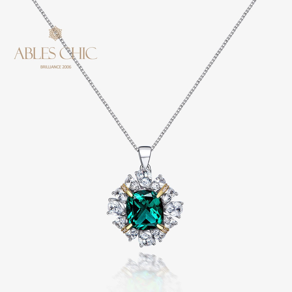 Collier de fleurs de rubis P0642