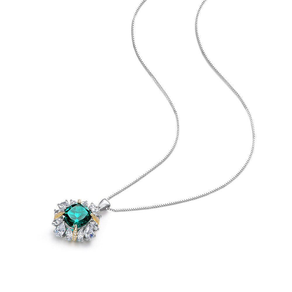 Collier de fleurs de rubis P0642