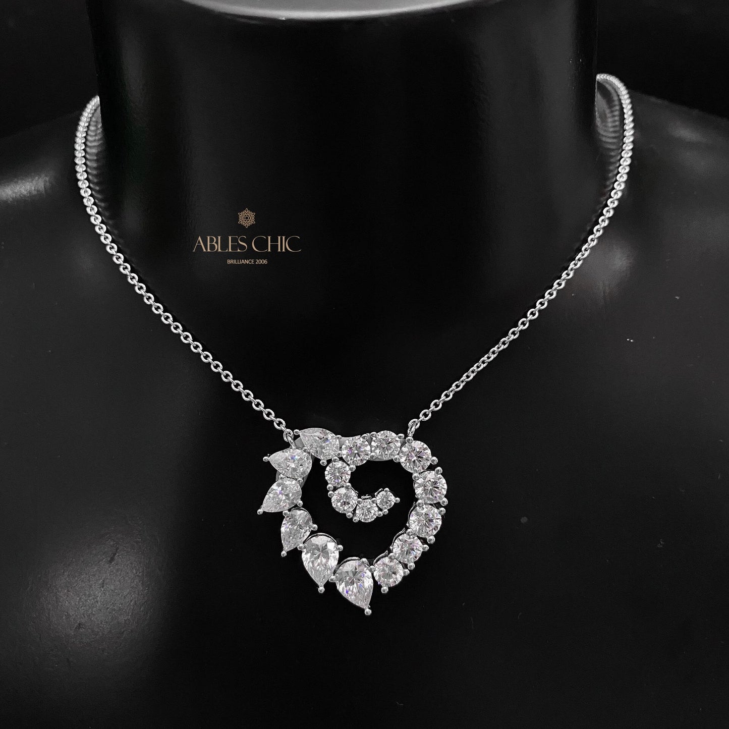 Collier minimaliste Heart Promise P0755