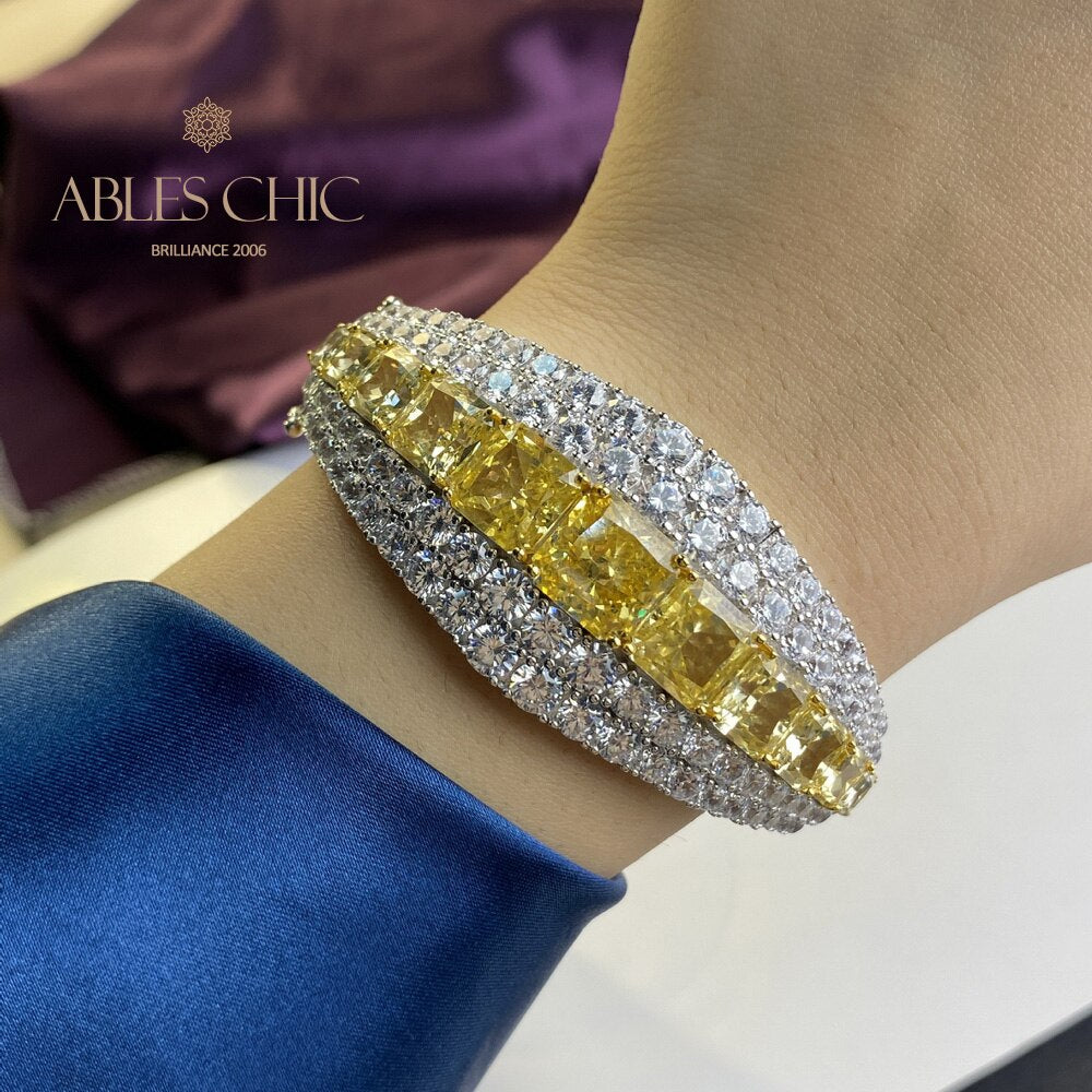 Bracelet multibrins citrine B0627