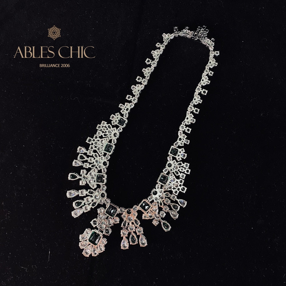 Collier de mariées émeraude Chanderlier P0633