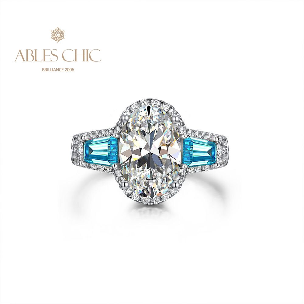 Bague de fiançailles solitaire à quartz R0306