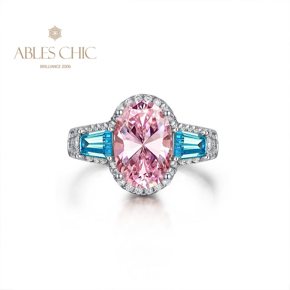 Bague de fiançailles solitaire à quartz R0306