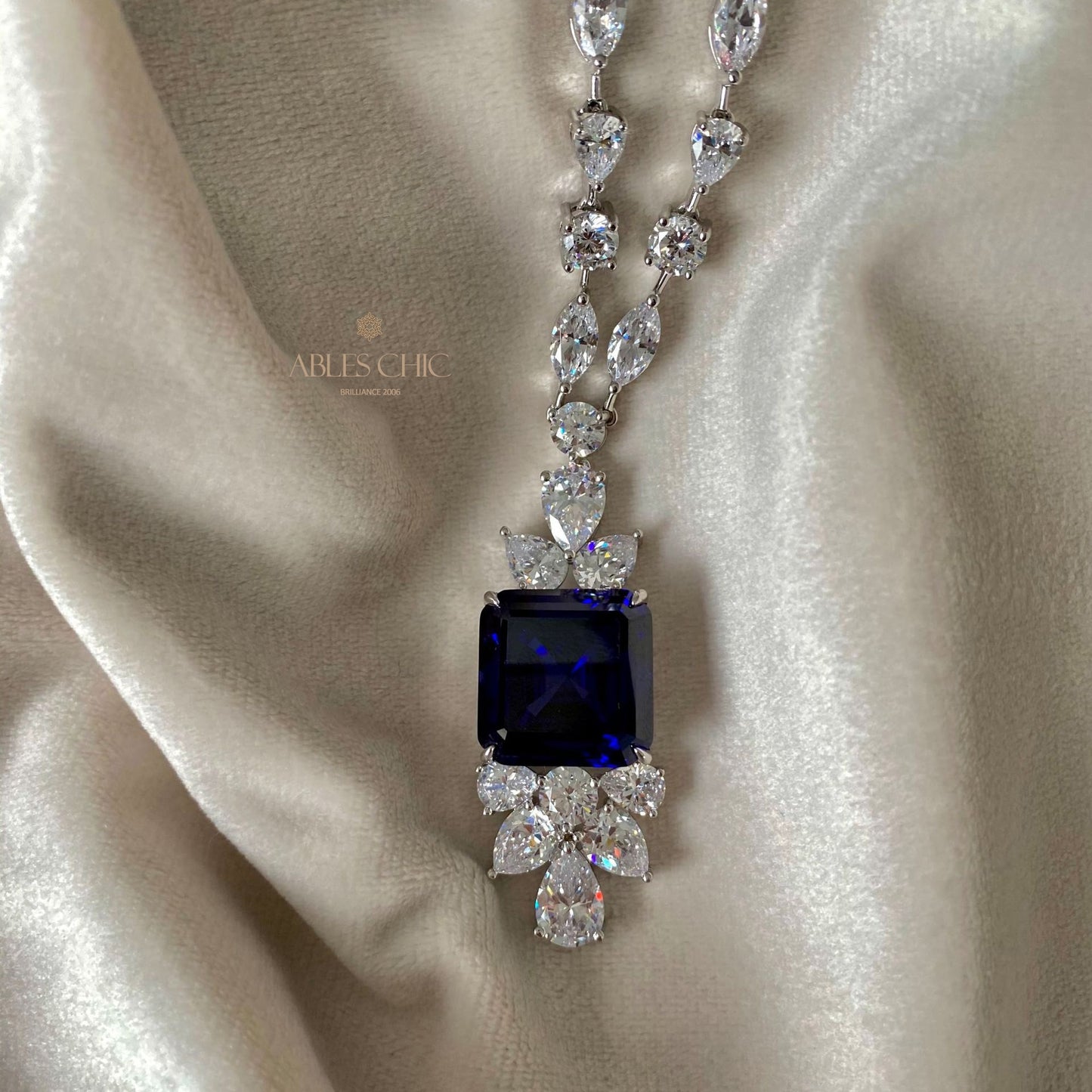 Collier Grand Saphir P0634