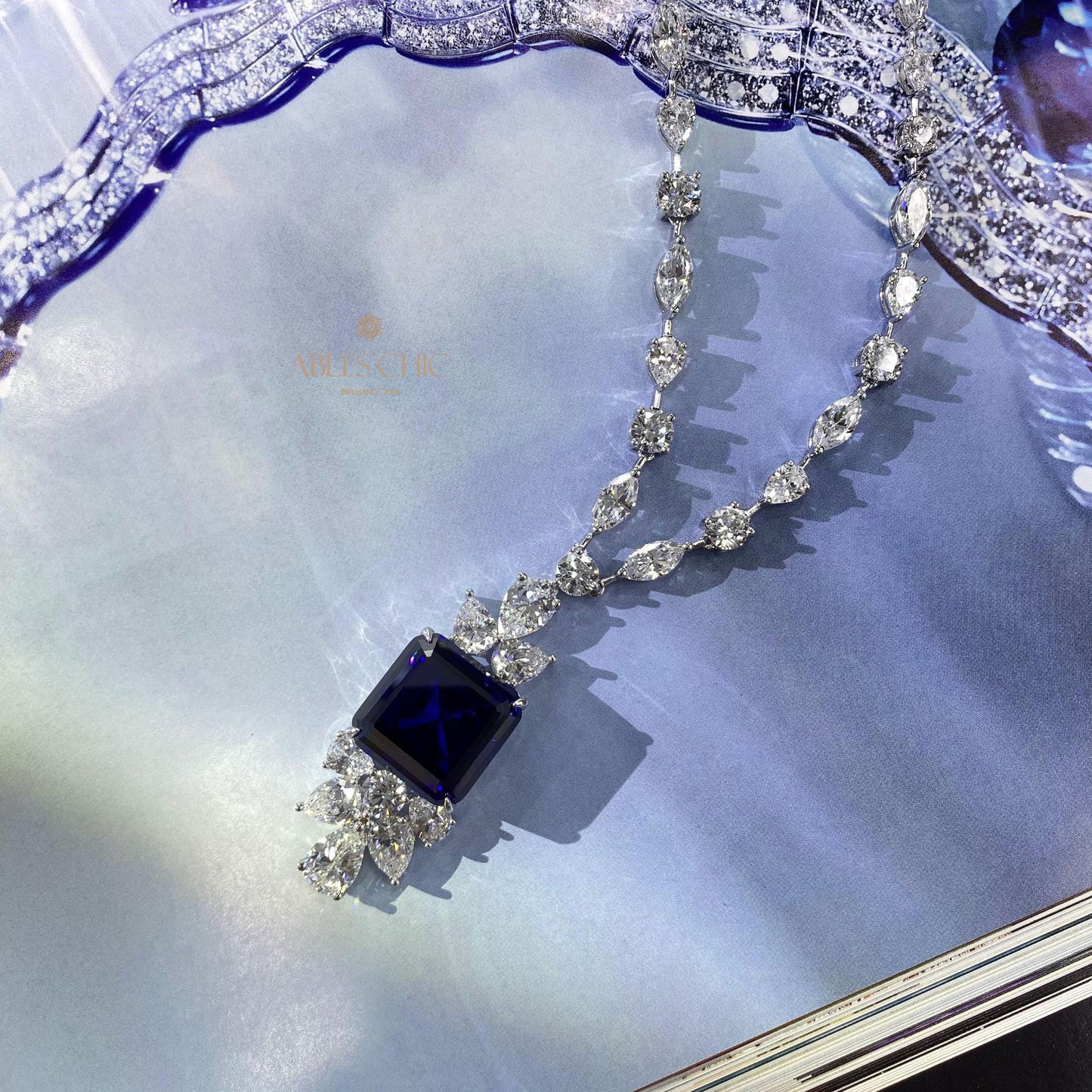 Collier Grand Saphir P0634