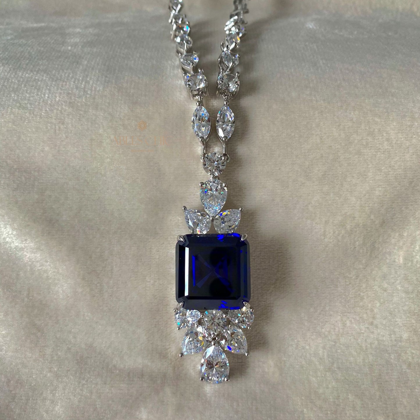 Collier Grand Saphir P0634