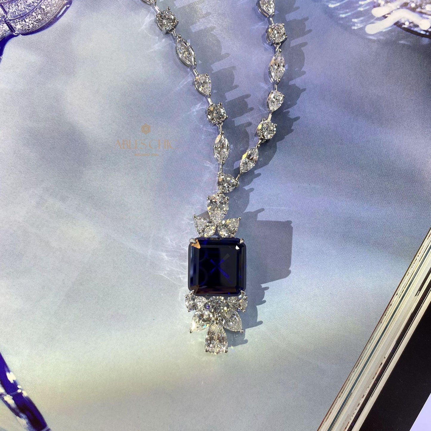 Collier Grand Saphir P0634