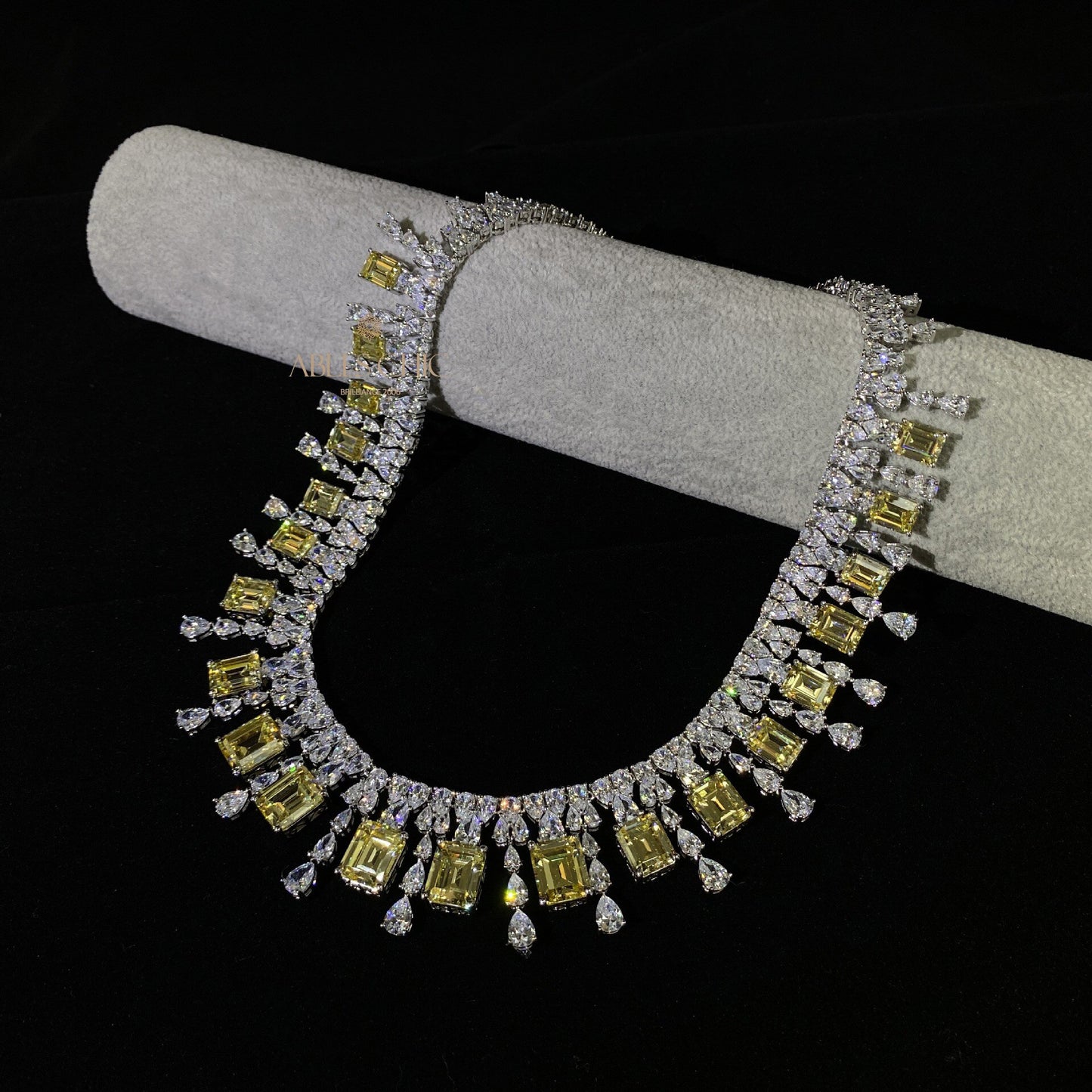 Collier guirlande de mariage Sphène P0694
