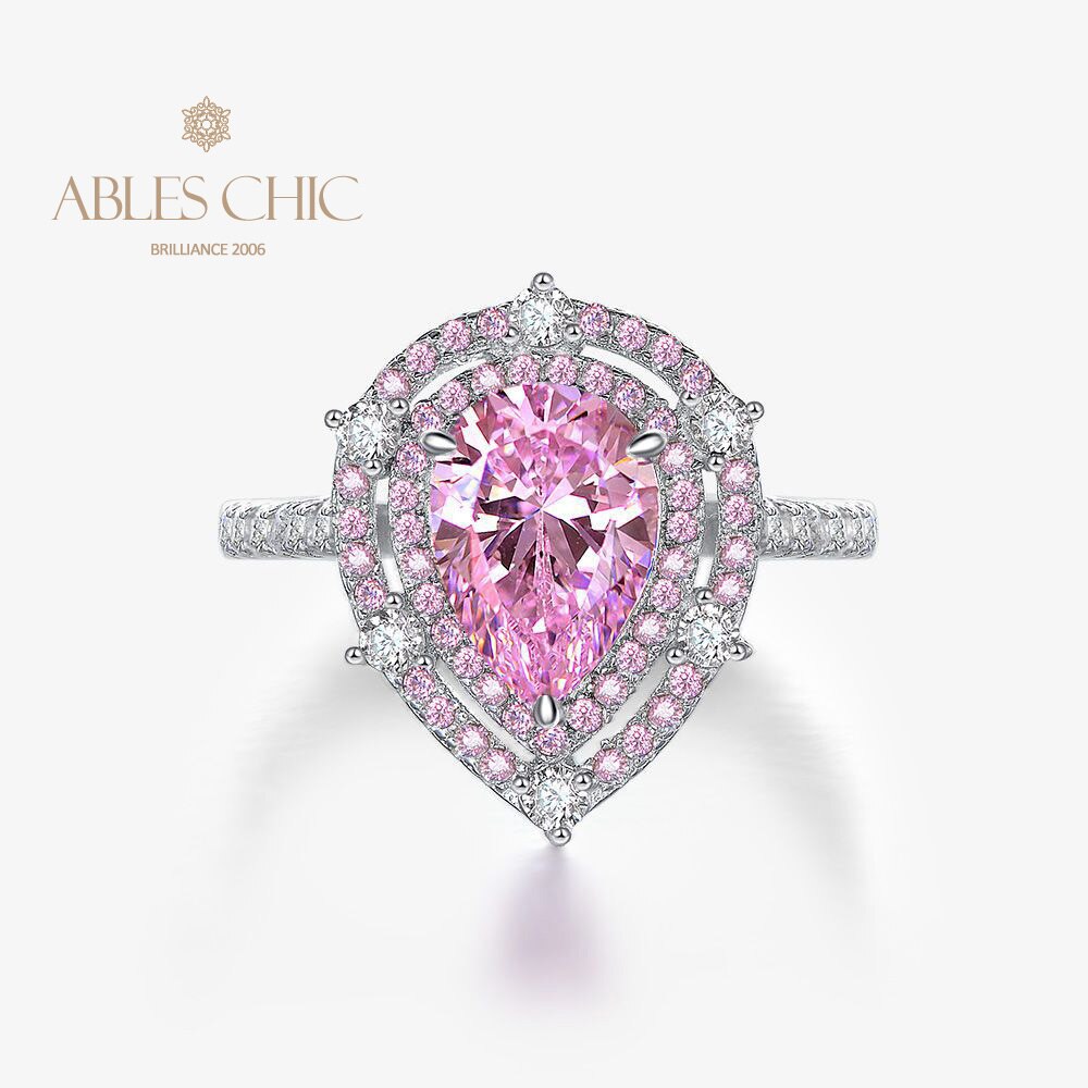 Bague poire Kunzite R0925