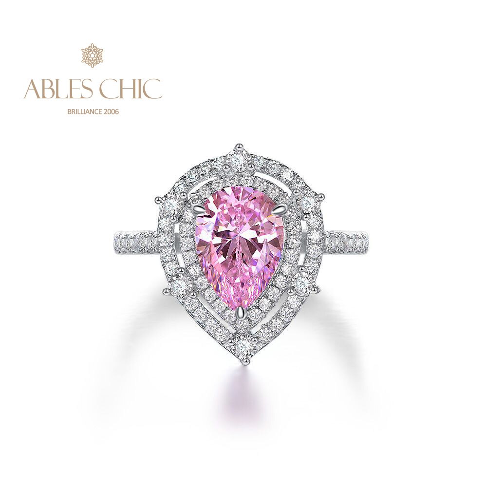 Bague poire Kunzite R0925