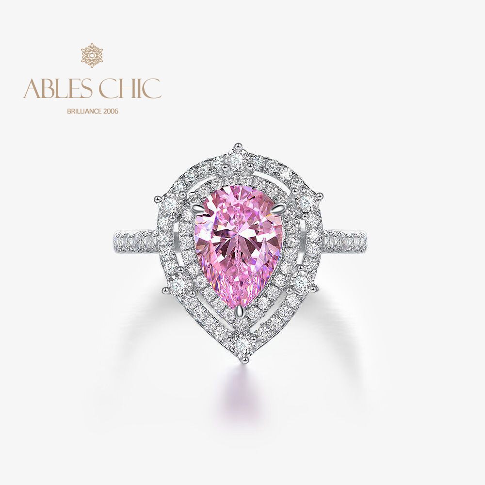 Bague poire Kunzite R0925