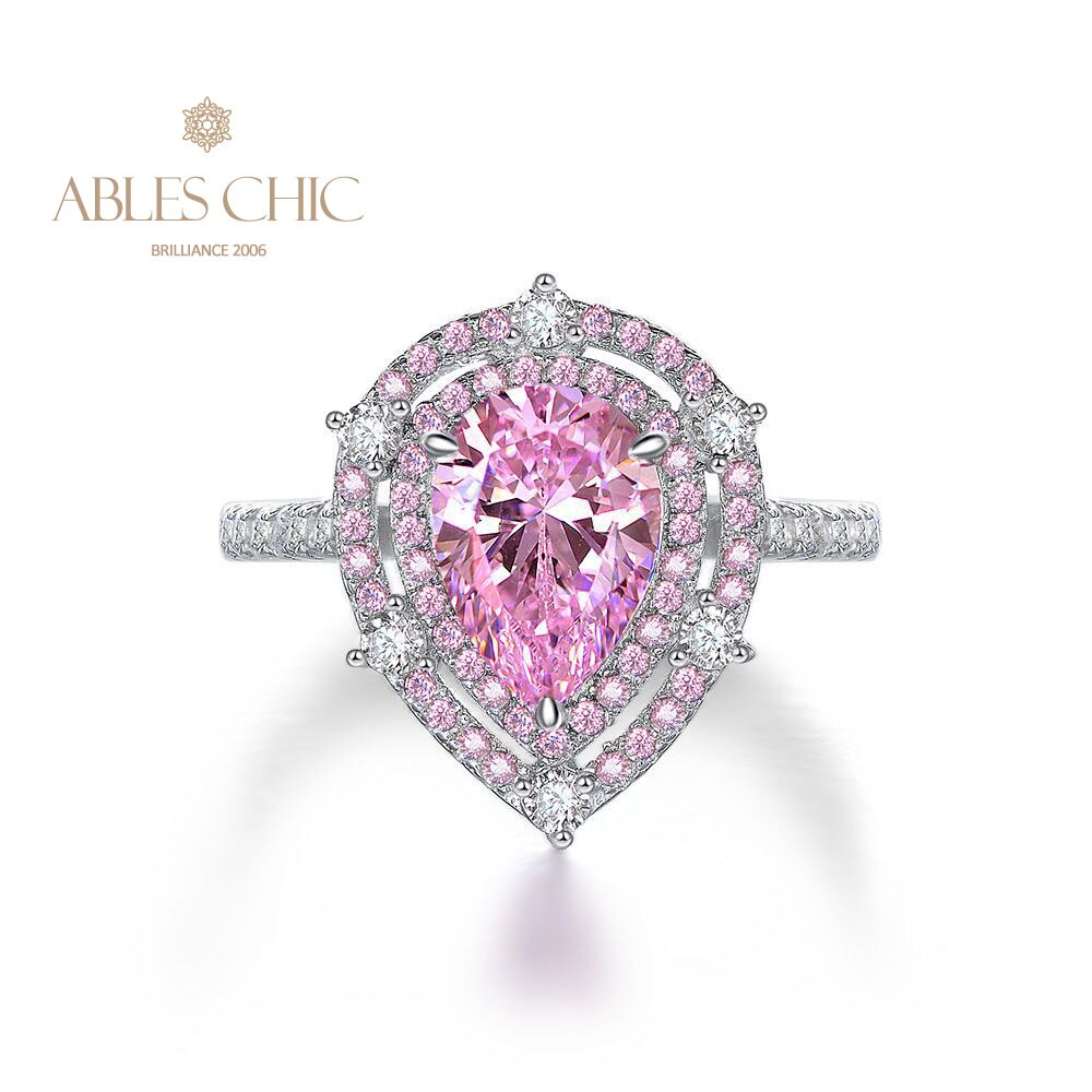 Bague poire Kunzite R0925