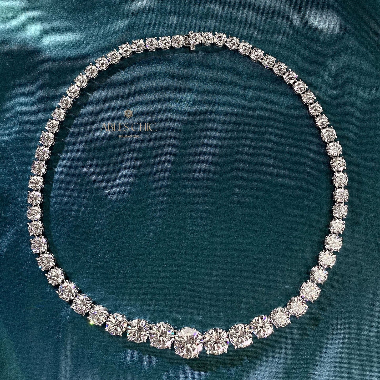 Collier Bling glacé dégradé P0513