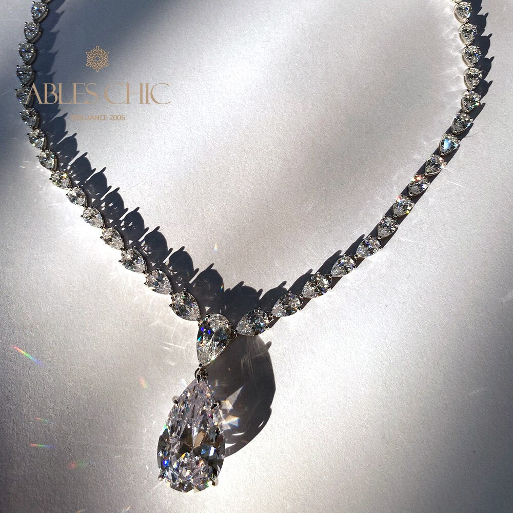 Collier de mariées en tourmaline blanche B0507