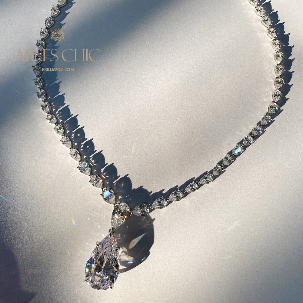Collier de mariées en tourmaline blanche B0507