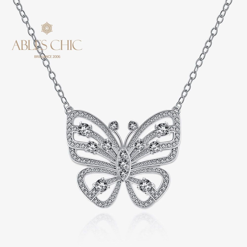 Collier Papillon Pavé P0638