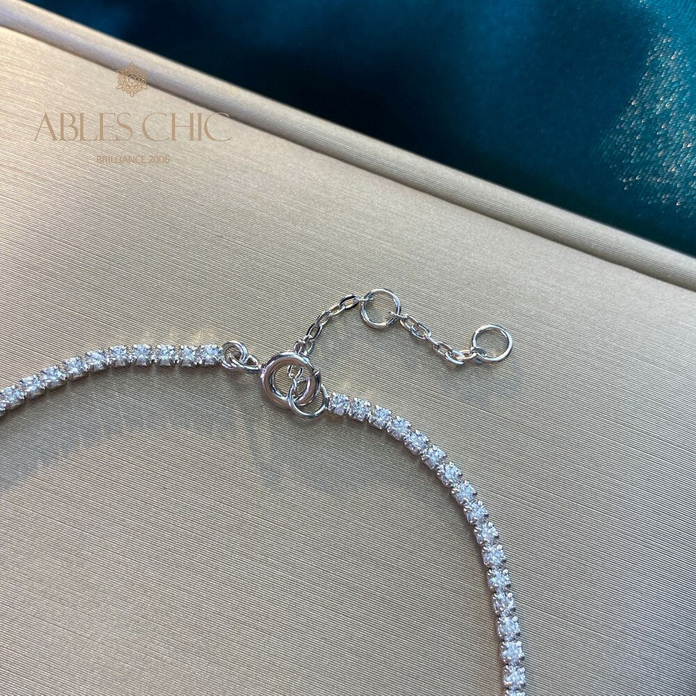 Bracelet Bling Solitaire Émeraude Lab B0826