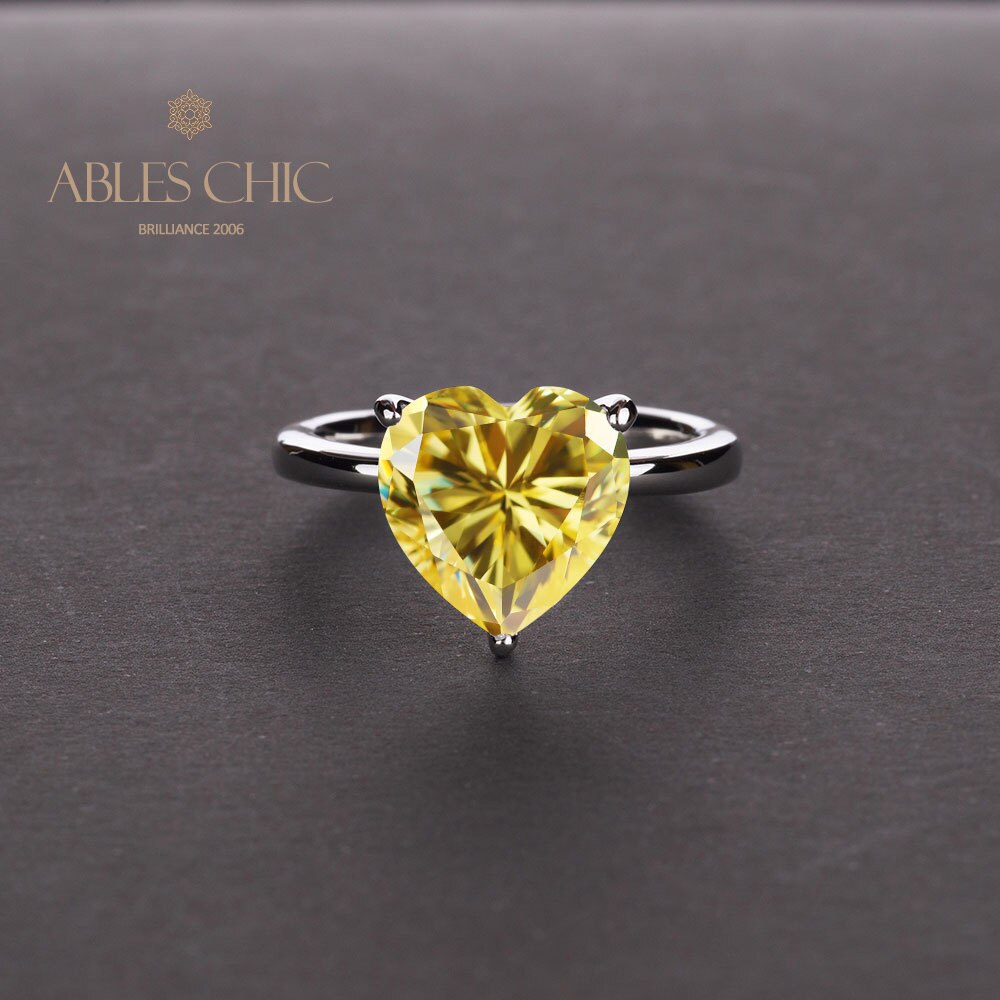 Bague de mariée solitaire coeur Kunzite R0308