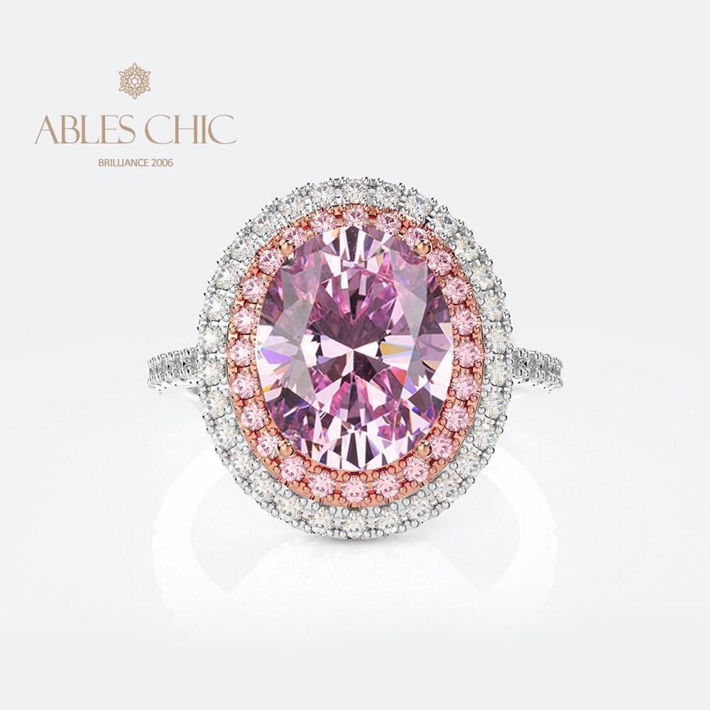 Bague Halo Pavée Zircons R0403