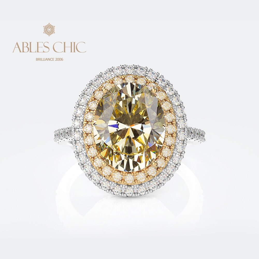 Bague Halo Pavée Zircons R0403