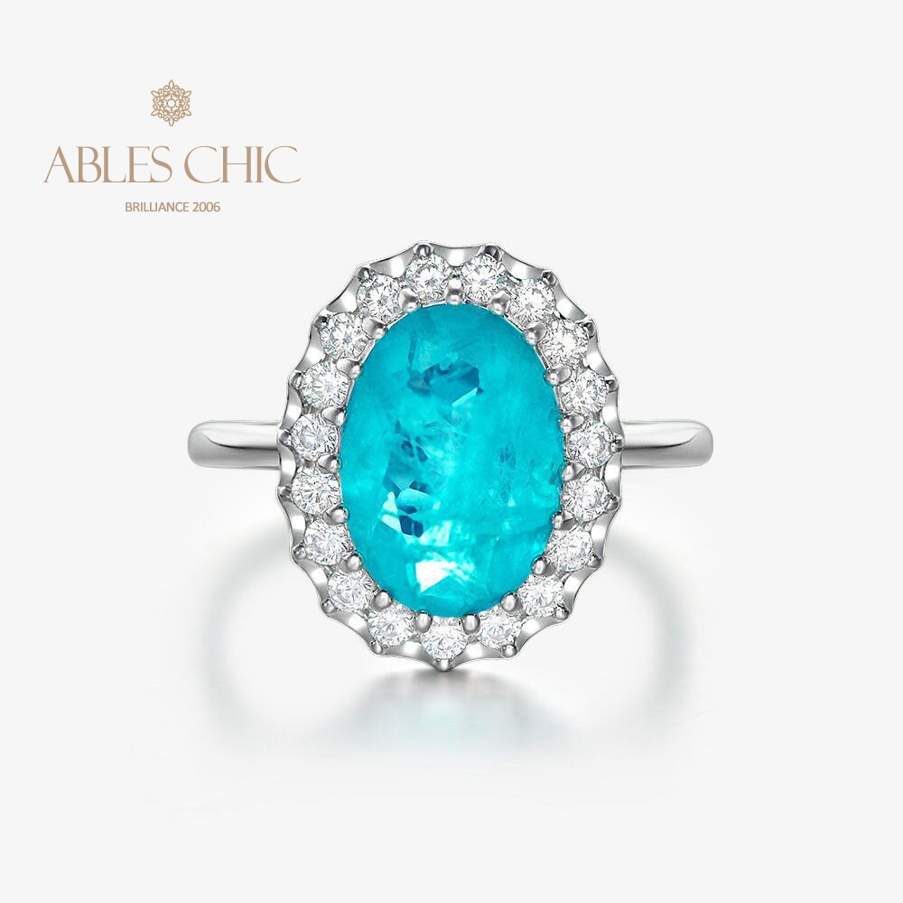 Bague de déclaration Paraiba R0320