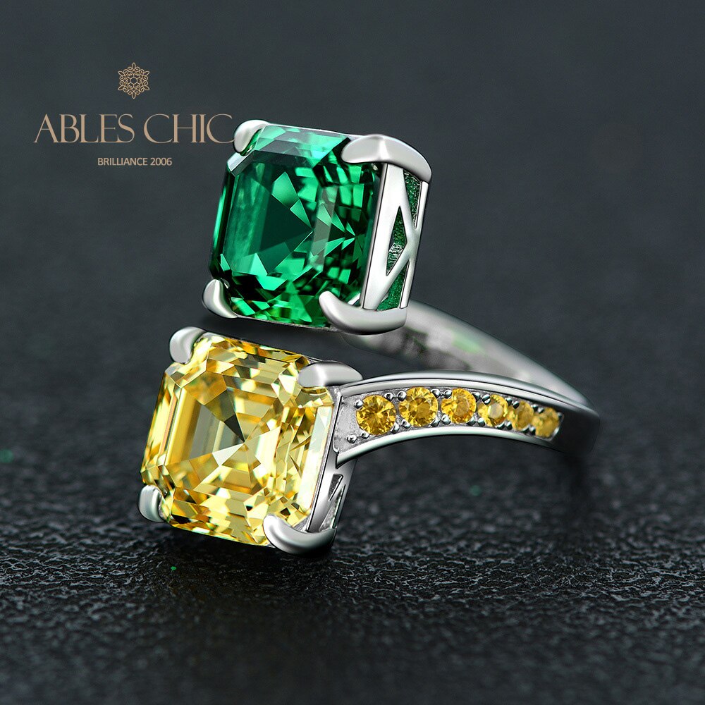 Bague ouverte pierres précieuses de Bohême R1449