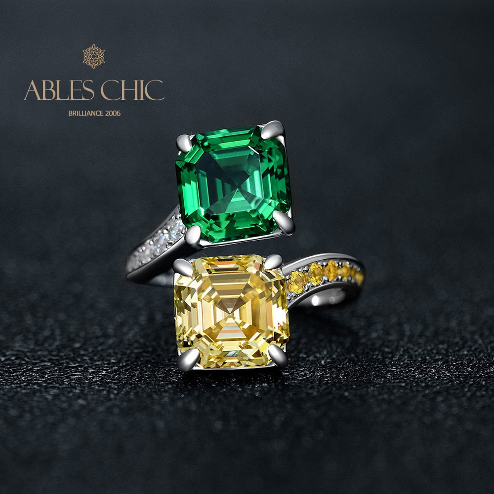 Bague ouverte pierres précieuses de Bohême R1449