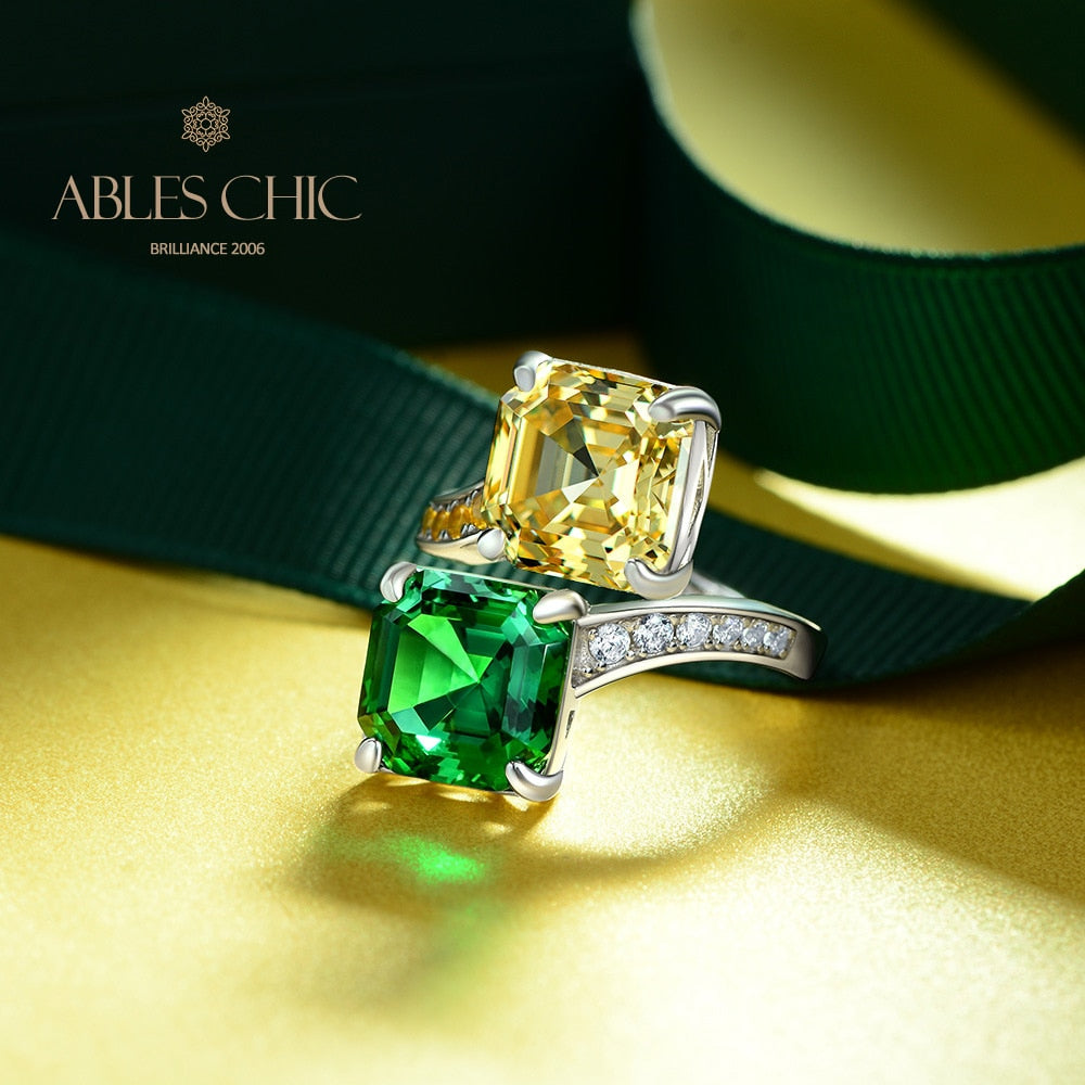 Bague ouverte pierres précieuses de Bohême R1449