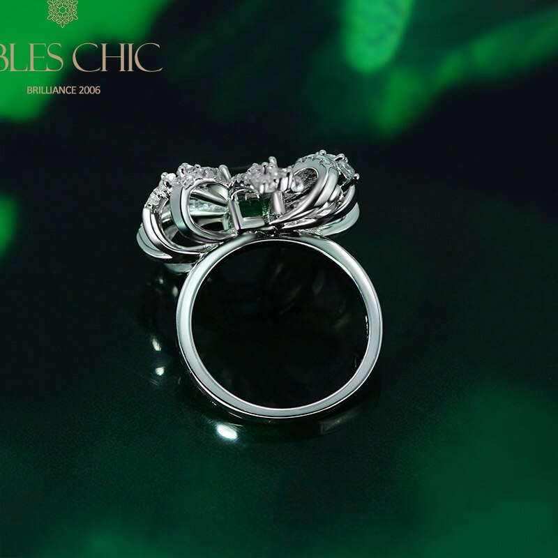 Bague cocktail papillon tourmaline R1262