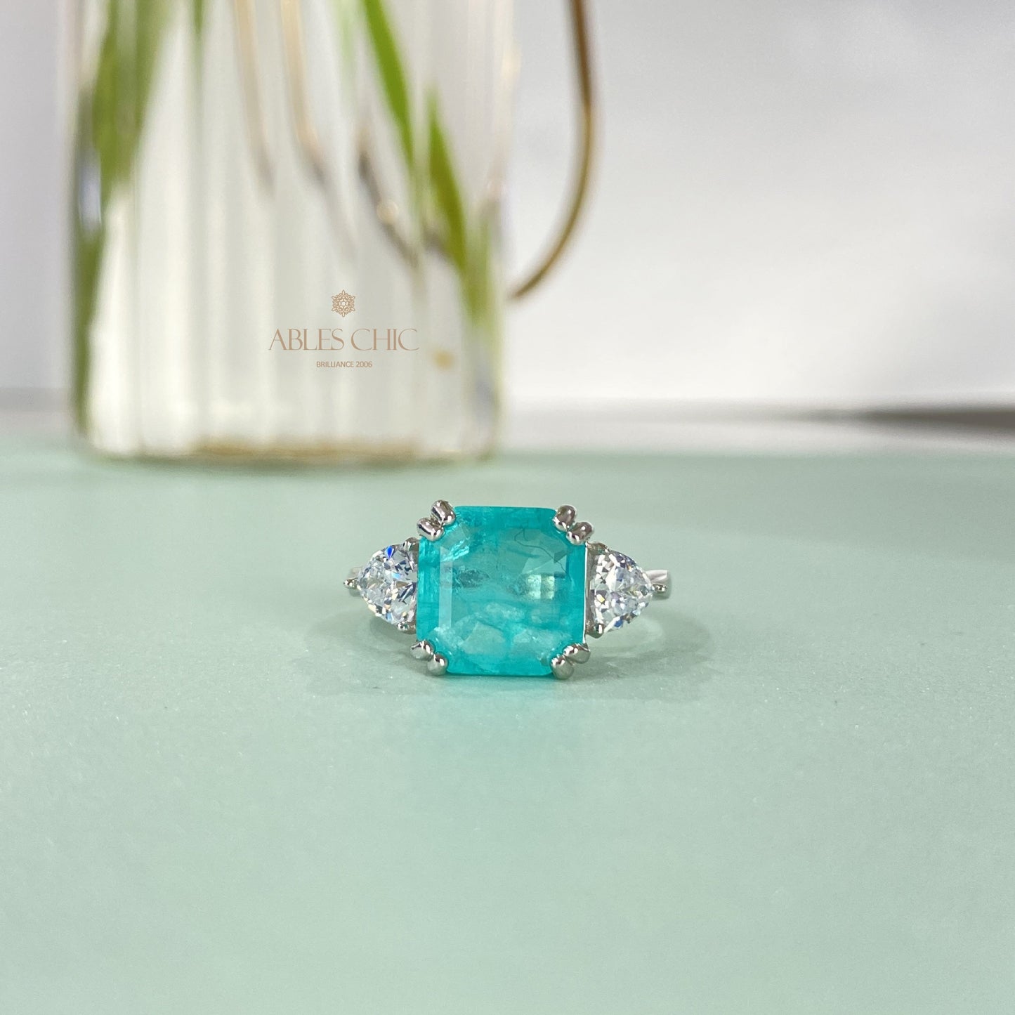 Bague de mariage Lab Paraiba R0896B