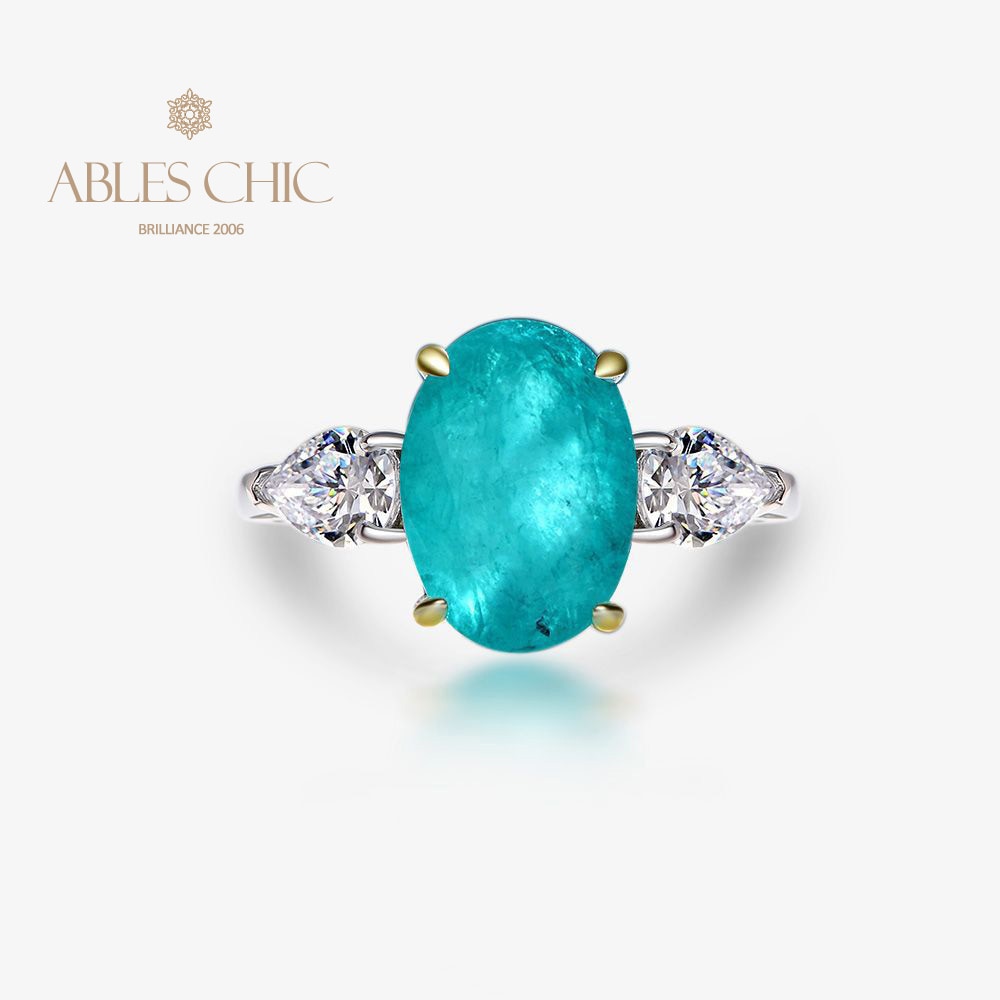 Bague de mariage Lab Paraiba R0871