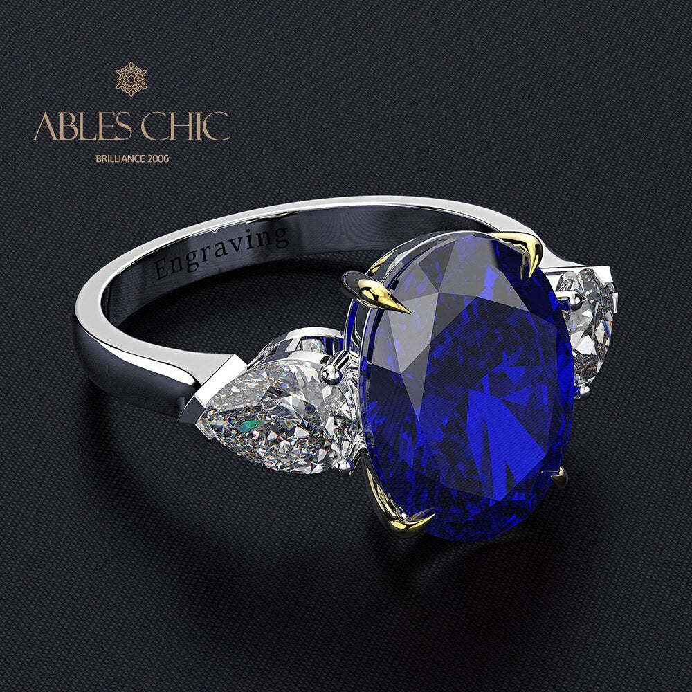 Bague de mariage Lab Paraiba R0871