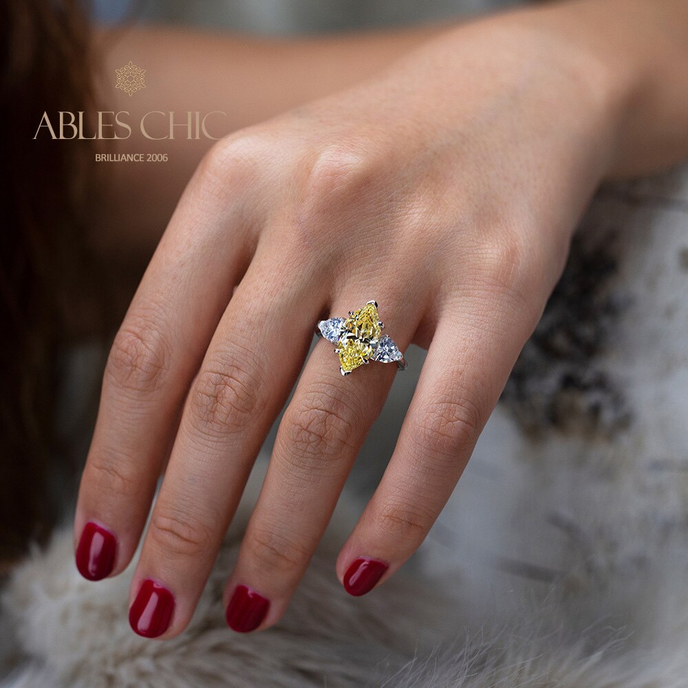 Bague de promesse diamant 3 pierres R0313
