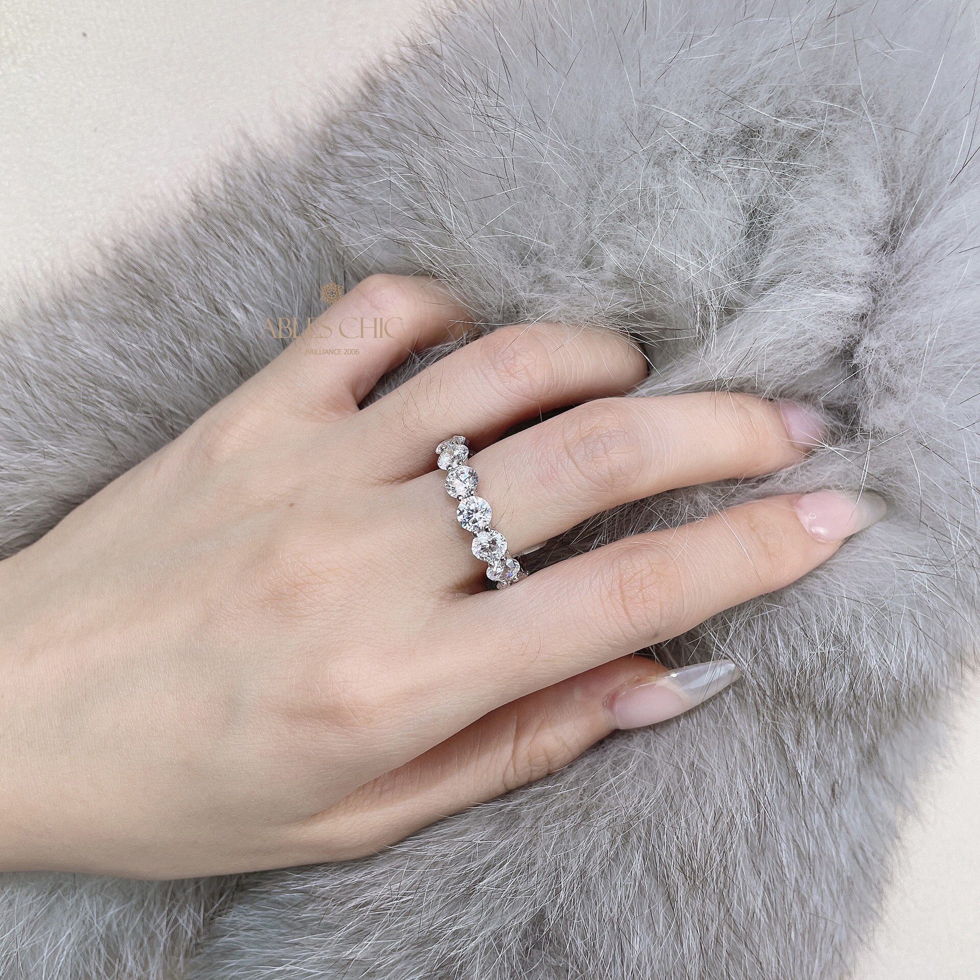 Bague infini diamants R1568