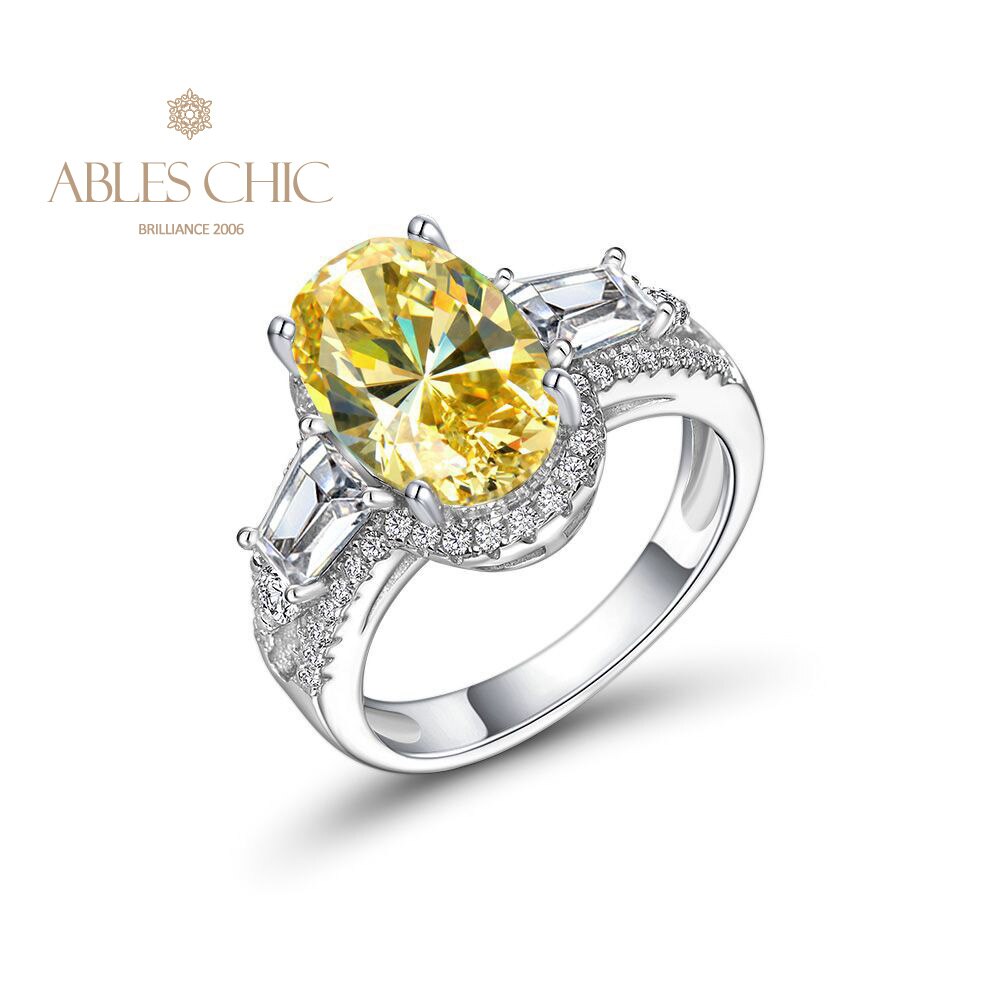 Bague de fiançailles solitaire à quartz R0306