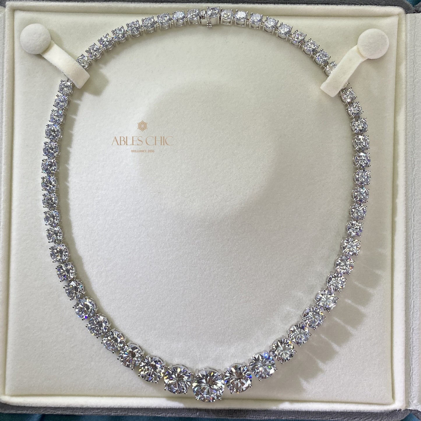 Collier Bling glacé dégradé P0513
