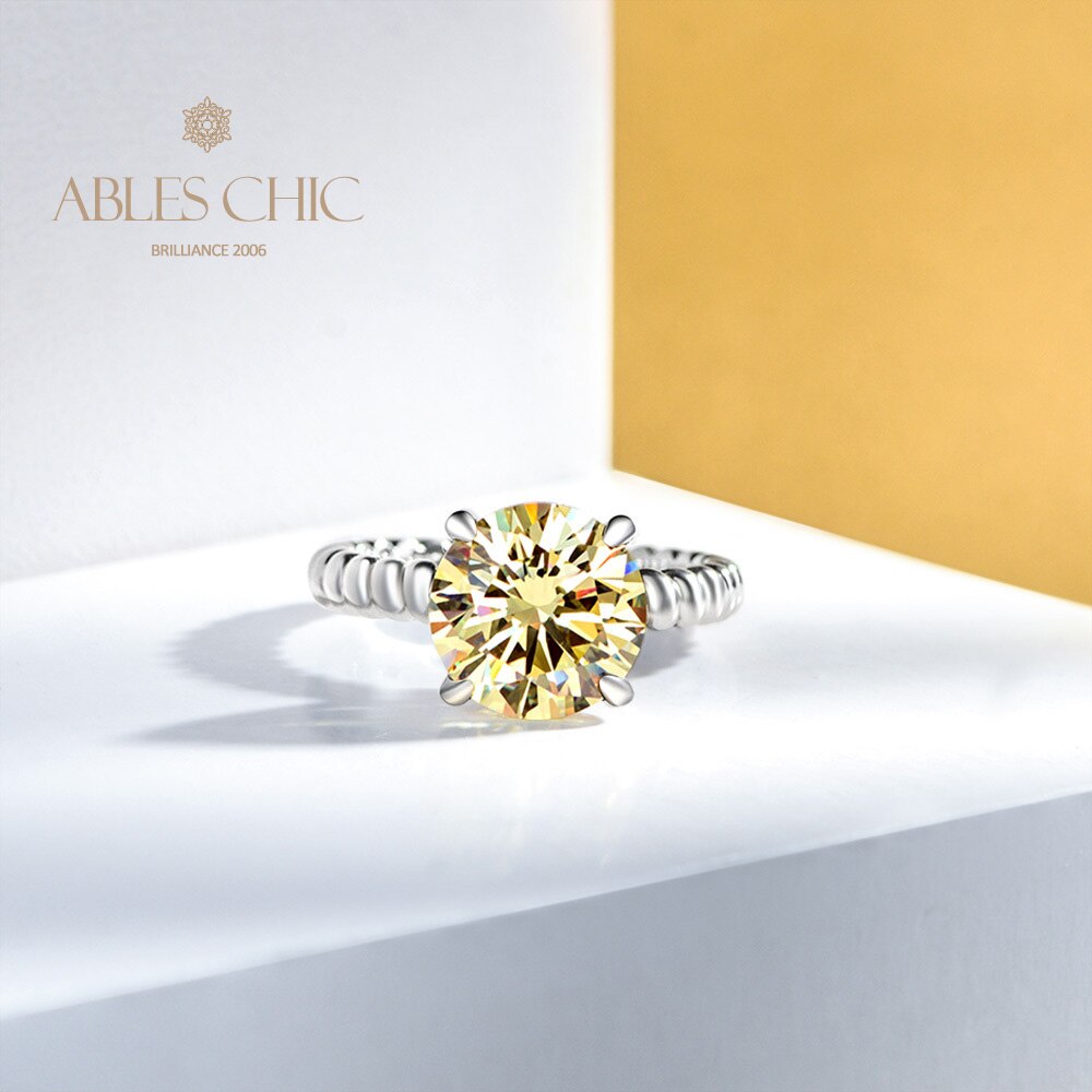 Bague de fiançailles solitaire topaze R0893