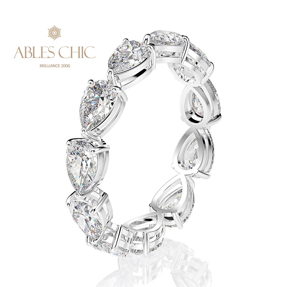 Ensemble d'alliances florales pavées R0928