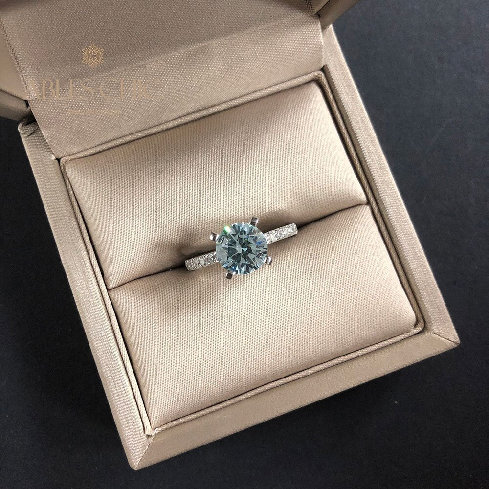 Ensemble d'anneaux empilables citrine R0317