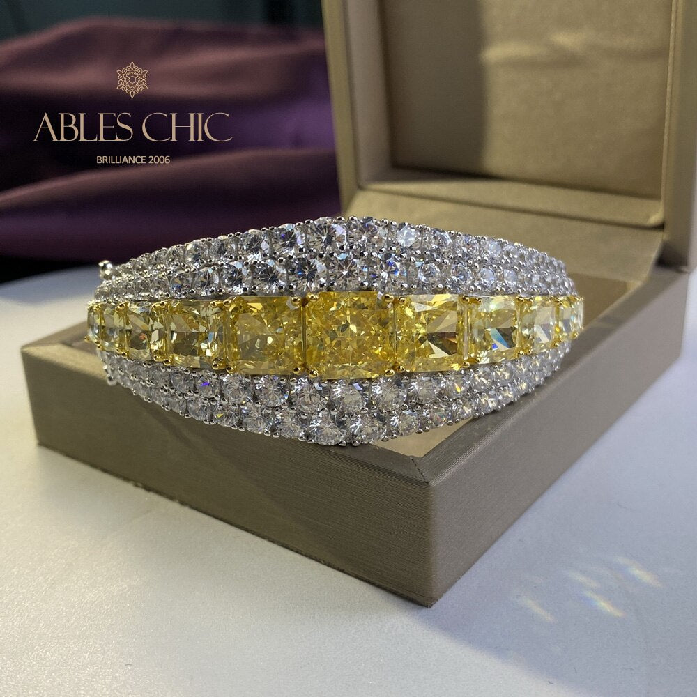 Bracelet multibrins citrine B0627