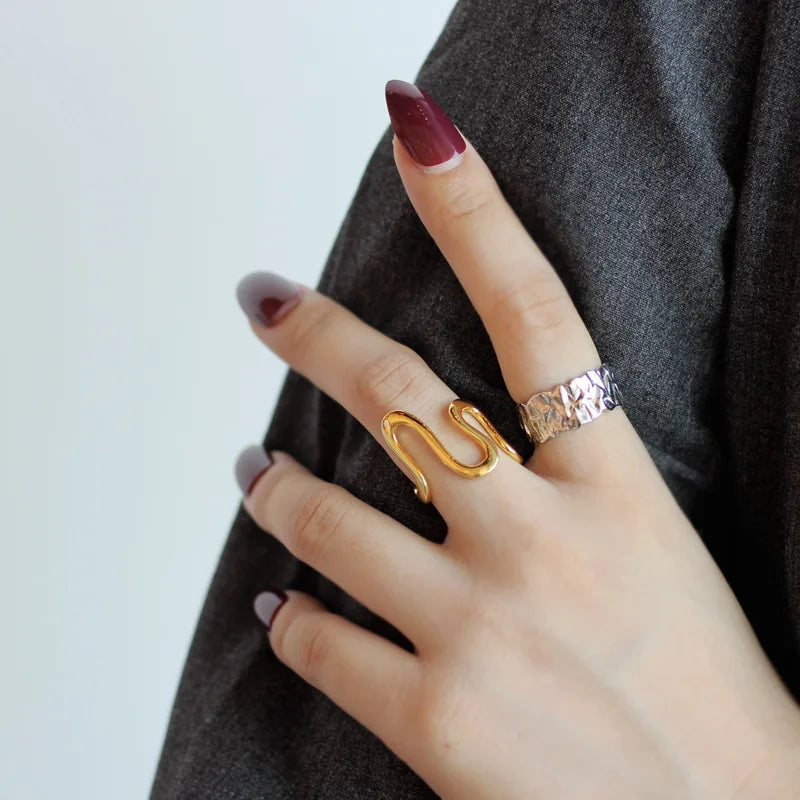 Bague Filigrane Abstraite R1134