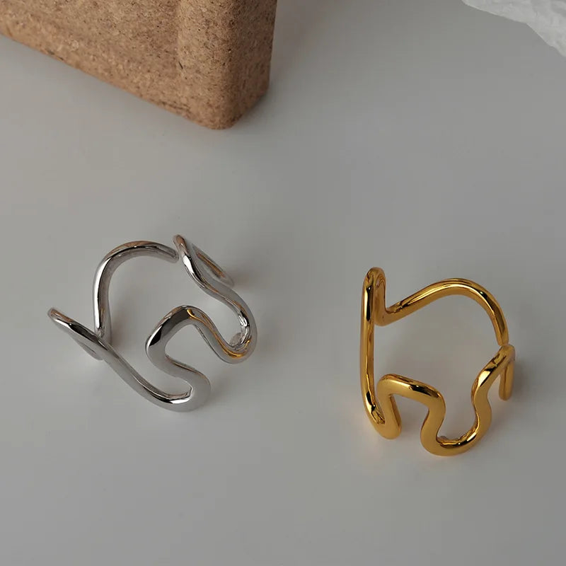 Bague Filigrane Abstraite R1134