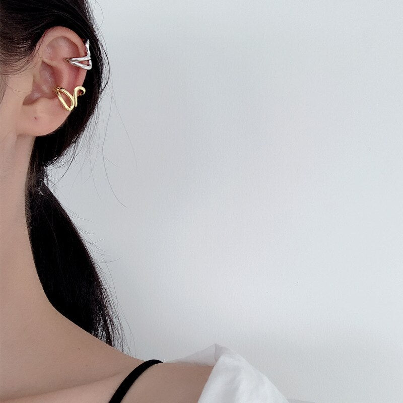 Manchette d'oreille en filigrane Alien E1083 1 pièce