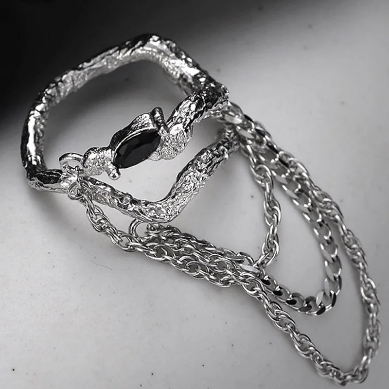 Chaînes Longues Anneau Irrégulier R1169