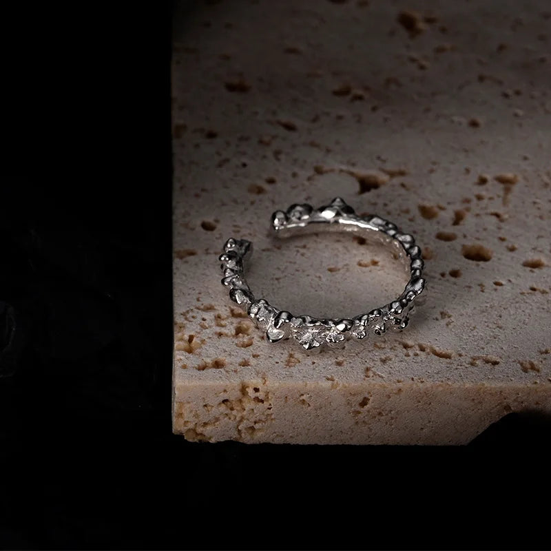 Bague de perles fondues Alien R1179