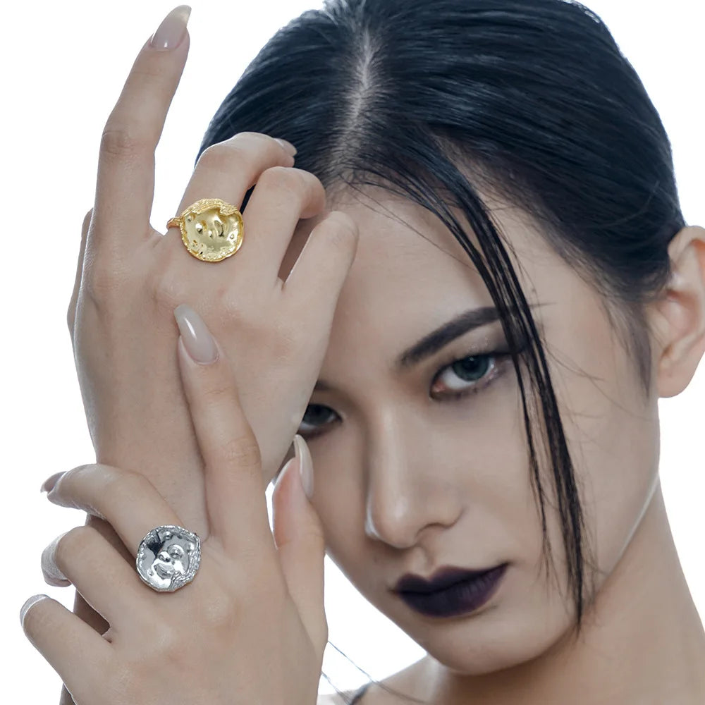 Bague d'Halloween à texture extraterrestre R1231