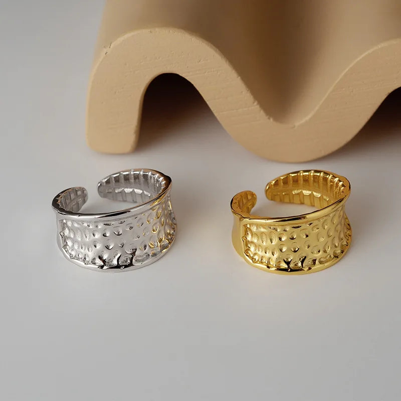 Bague Irrégulière Points Battus R110